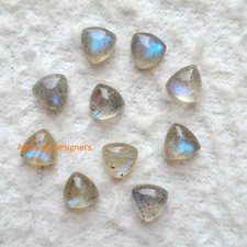 Natural Blue Labradorite Trillion Cabochon 6mm to 20mm Loose Gemstone