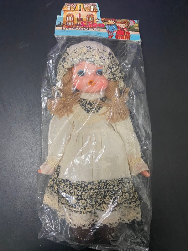 Vintage Jackie En Nostalgie Doll Hong Kong 1970s Girl Doll In Package French Imp