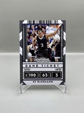 2020-21 Panini Contenders Draft Picks Game Ticket Blue /99 CJ McCollum #41