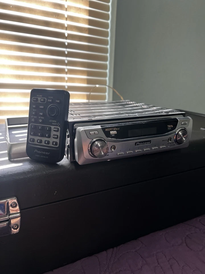 Pioneer DEH-P9600MP CD Player In Dash Receiver Bluetooth DSP Tested Working Mint - Image 3 of 4