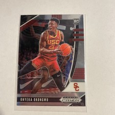 2020 Panini Prizm Draft Picks #45 Onyeka Okongwu Rookie Prizm Card RC USC. rookie card picture