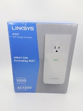 Linksys Boost WiFi Range Extender AC1200 up to 1.2Gbps White New open box