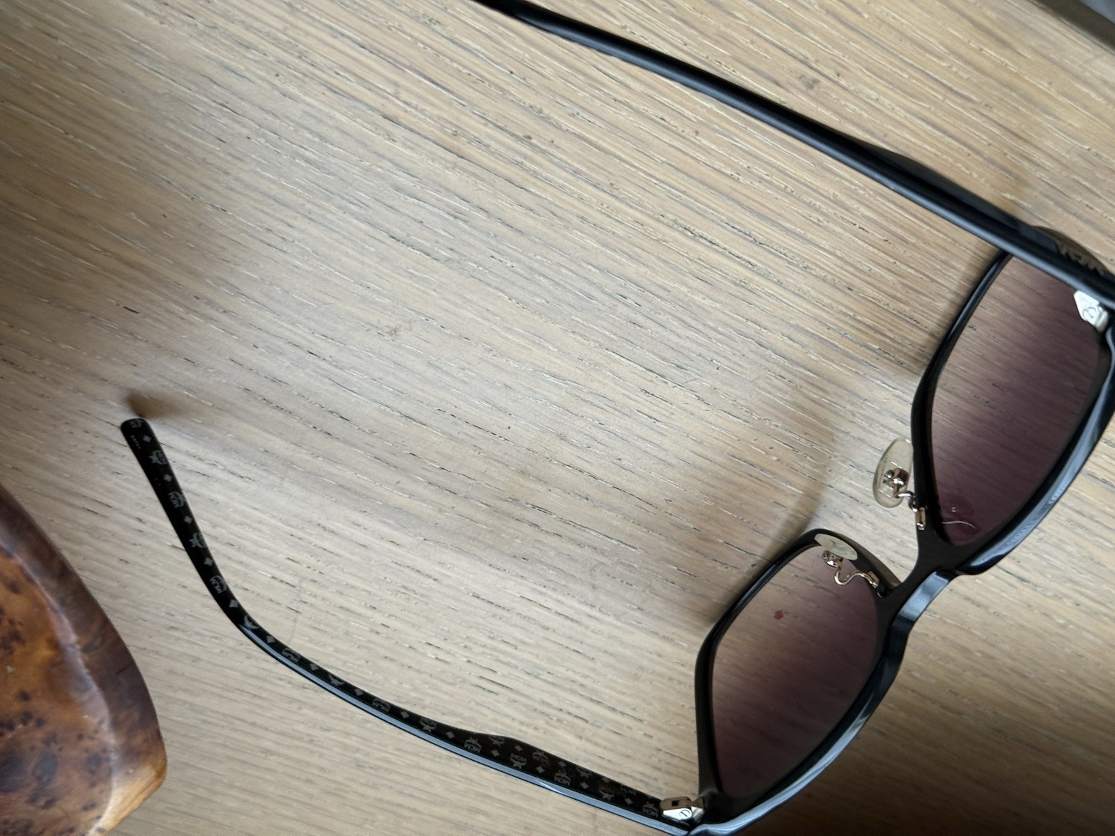 NEW MCM 58mm Gradient Rectangle Sunglasses black … - image 9