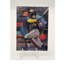 Topps Finest 2025 William Contreras Brewers Uncommon #186 Baseball Card