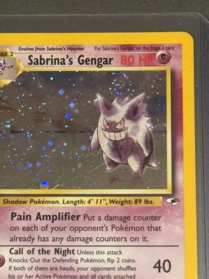 Mind Swirl 🌀 - 2000 Pokemon Gym Heroes Sabrina's Gengar 14/132