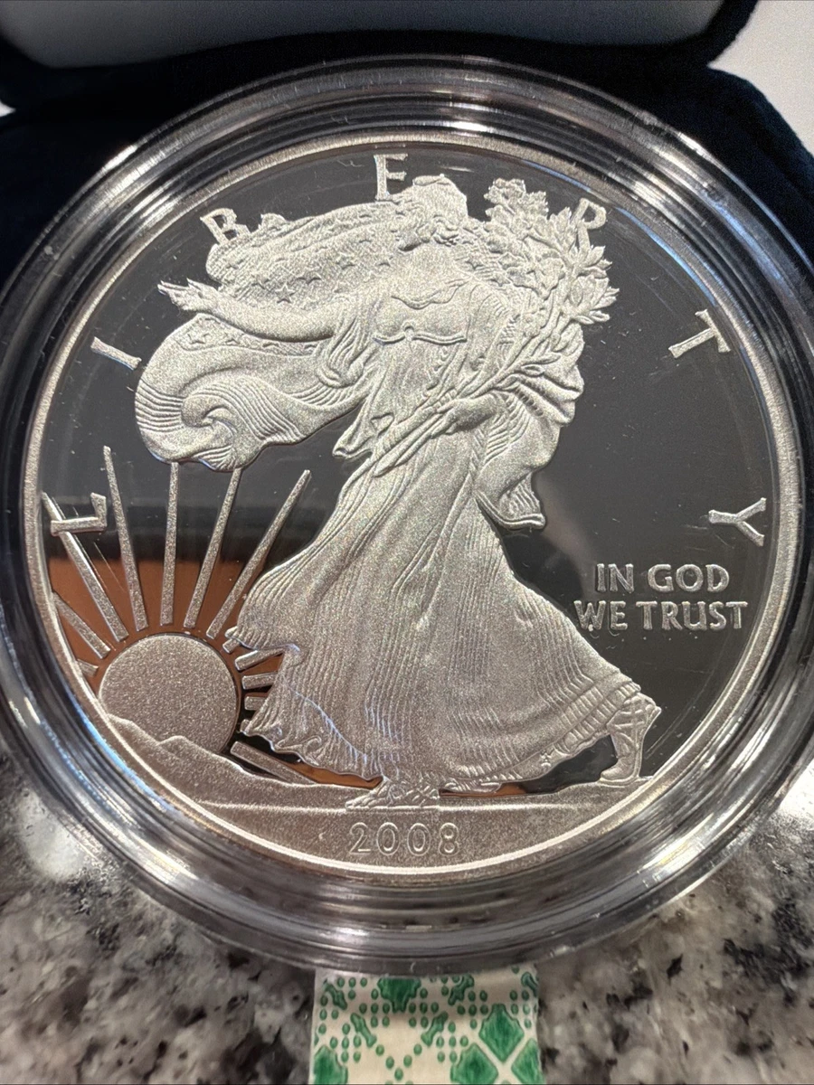 American Eagle Proof 2008 Silver Bullion Coins | Updated Oct 2026