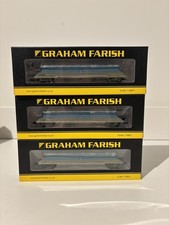 Rake of 3 Graham Farish 373-812 HKA Bogie Hopper Wagon National Power Weathered