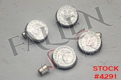 2017 Harley Road King CUSTOM DYNAMICS Turn Signal Lens Insert Set LED #4291