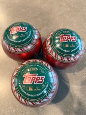 2025 Topps Holiday Baseball Collector's Tin 59 Cards.  Lot of 3! 