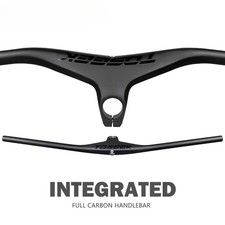 MTB Bicycle Handlebar and Stem -17 Degrees Carbon Fibre Integrated Handlebar