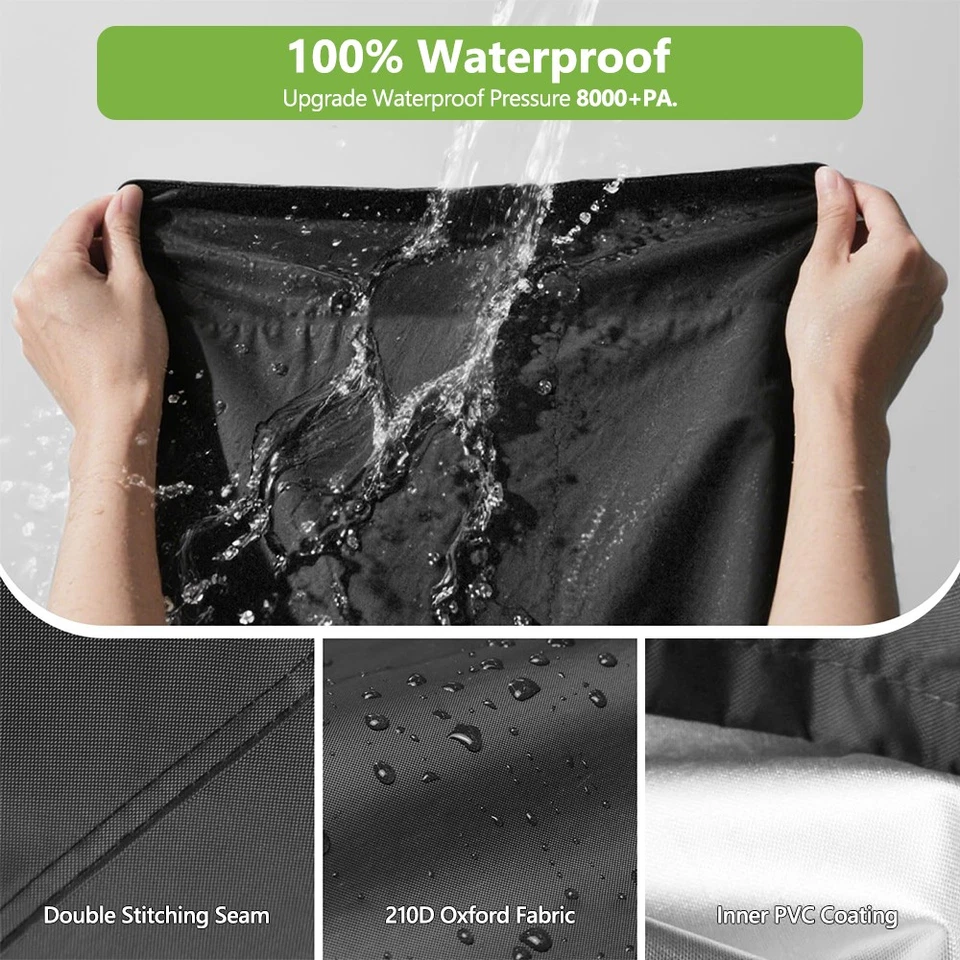 Capa de ar condicionado resistente central AC proteção externa à prova d'água à prova de poeira - Imagem 3 de 4