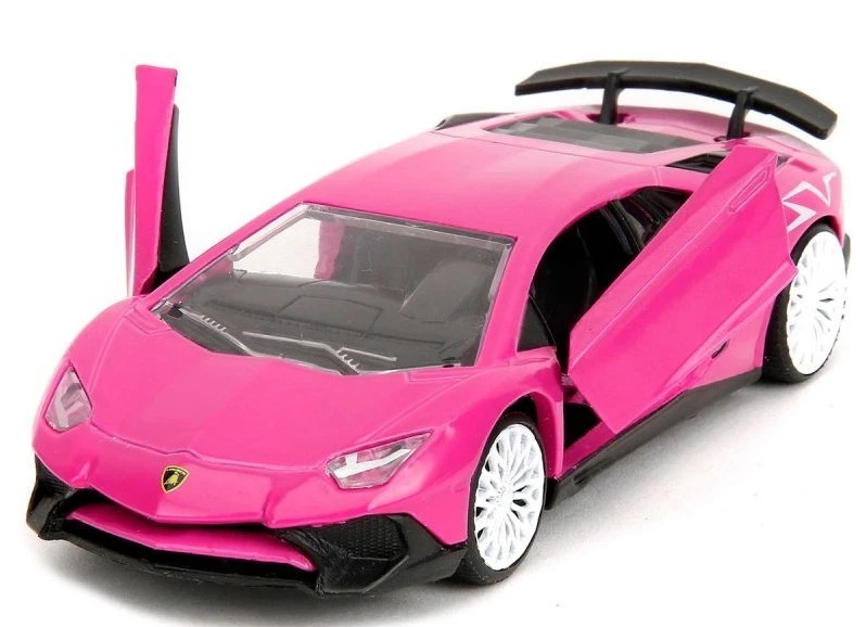 JADA TOYS - LAMBORGHINI Aventador SV Rosa SLIPS ROSA - 1/32 - JAD35362 - Immagine 3 di 4