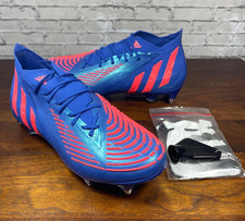 Adidas Predator Edge.1 SG Soft Ground Men's Soccer Cleats H02965 Blue SIZE 7