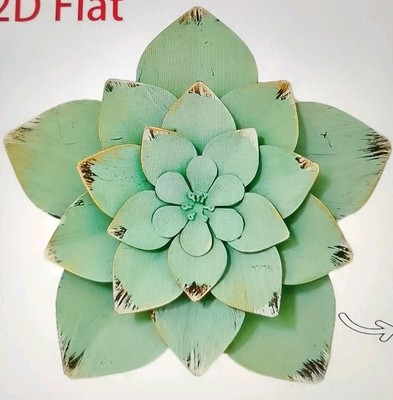 ''BLUME'' Neuheit Fun 2D (flach) HOLZ Deko Plakette 20x20cm Neu Spaß Geschenk 