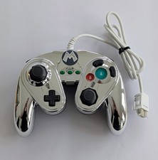 MINTY Wii/Wii U METAL MARIO CONTROLLER 💎🔥 Nintendo Fight Pad Smash Bros