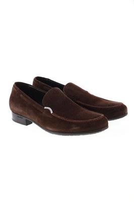 Alberto Guardiani Loafer Veloursleder 41 dunkelbraun NEU