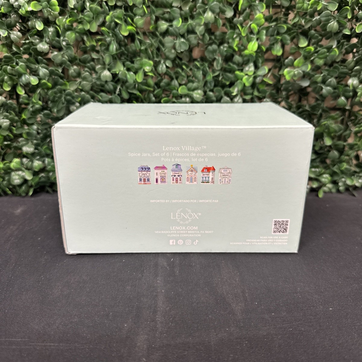 Lenox Spice Village 6 Piece Spice Jar Set Gourmet Way 2nd Edition