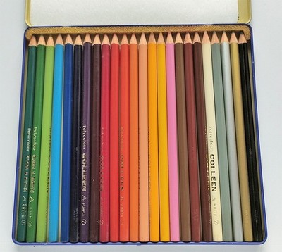 Makoto Takahashi Vintage 70s Unused Colored Pencils COLLEEN big