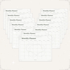 Beige - Monthly Calendar Planner Digital