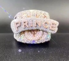 3Ct Round Cut Moissanite Men's Customize Wedding Ring 14K Two-Tone Gold Plated