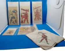 Davy Crockett lot 7 iron on transfer decal handkerchief 1950s era TV show Disney