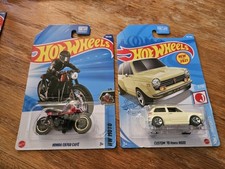 Hot Wheels Lot Of 2 Honda CB750 CAFE & Custom 70 Honda N600 HYY85 GRX33