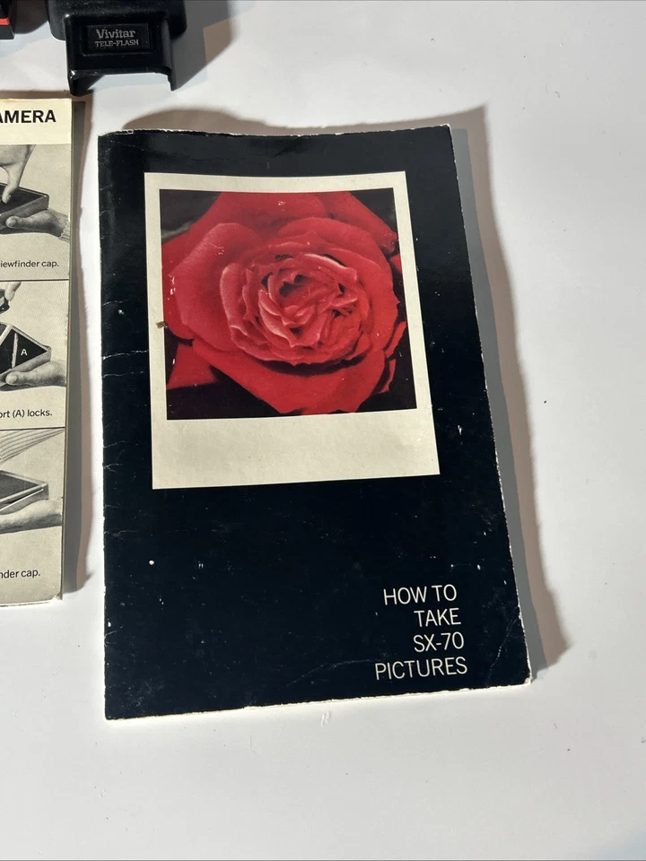 Vintage Polaroid SX-70 Kamera Alpha 1 Classic analoge Sofortbildkamera mit Tasche ungetestet - Bild 4 von 4