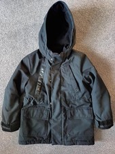 hugo boss hooded black toddler winter jacket excellent condition size 6 / 114 cm