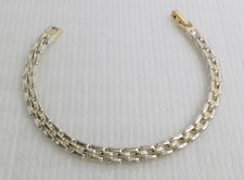 Vintage Signed NAPIER Two Tone Bracelet