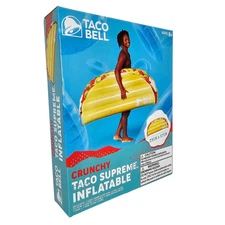 Taco Bell™ Crunchy Taco Supreme® Pool Float 57in x 29in