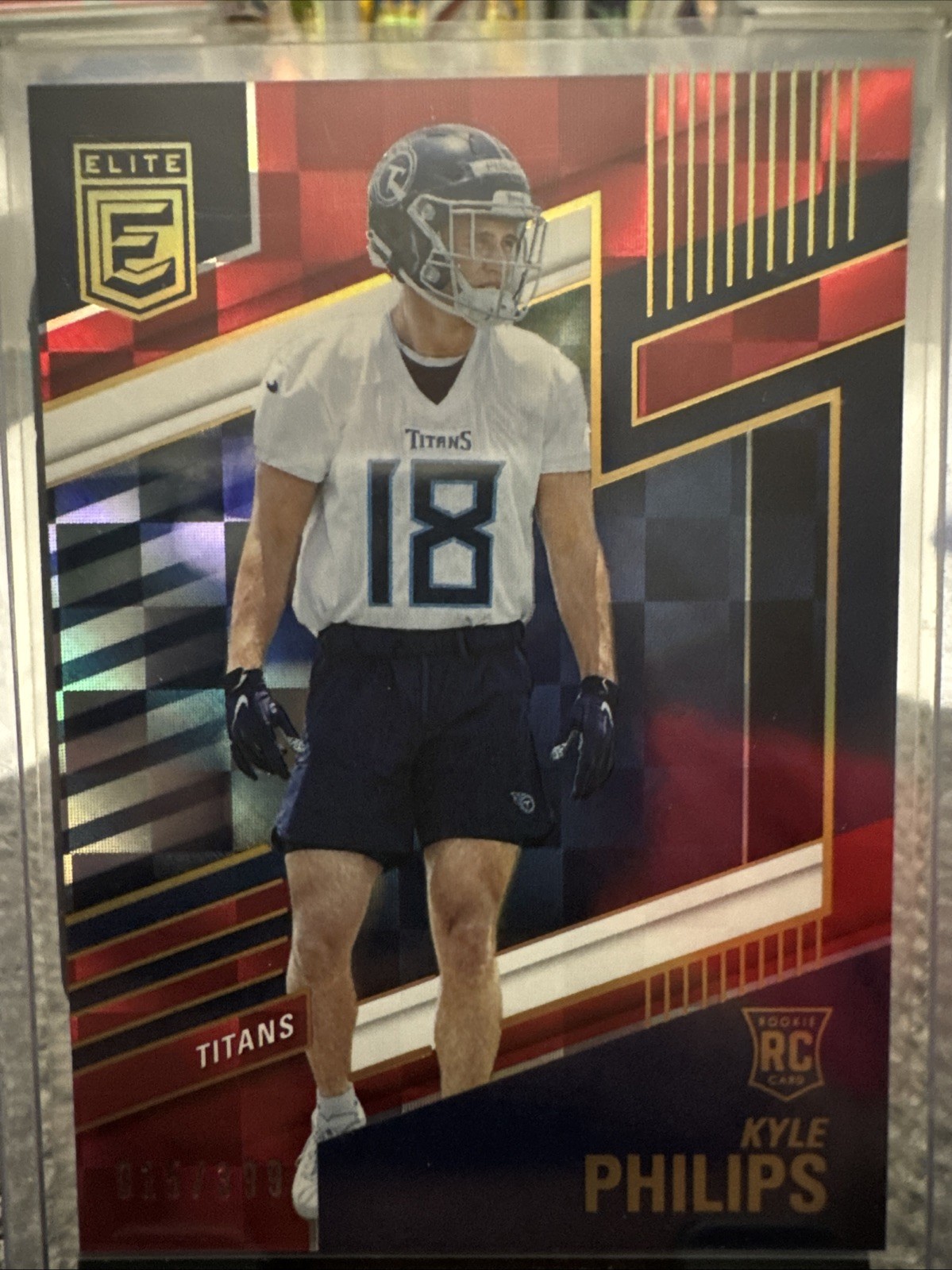 2022 Panini Donruss Elite - Rookies Kyle Philips #170 Red /399 (RC)