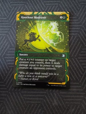 mtg knockout maneuver secrets of strixhaven: mystical archives