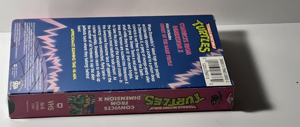 Teenage Mutant Ninja Turtles - Convicts From Dimension X (VHS