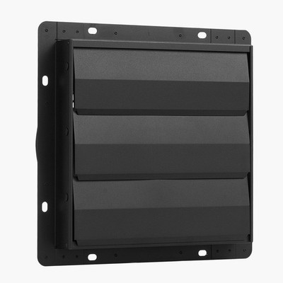 Wall-Mount Attic Fan: 10'' Steel, 2000 CFM, Smart Variable-Speed & Timer