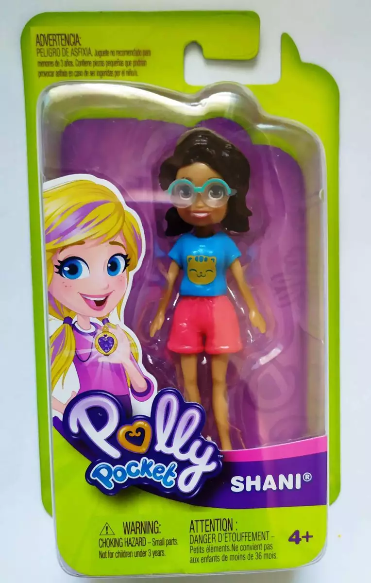 POLLY POCKET ACTIVE POSE DOLLS 9cm TRENDY OUTFIT ACCESSORIES SHANI LILA  NICOLAS