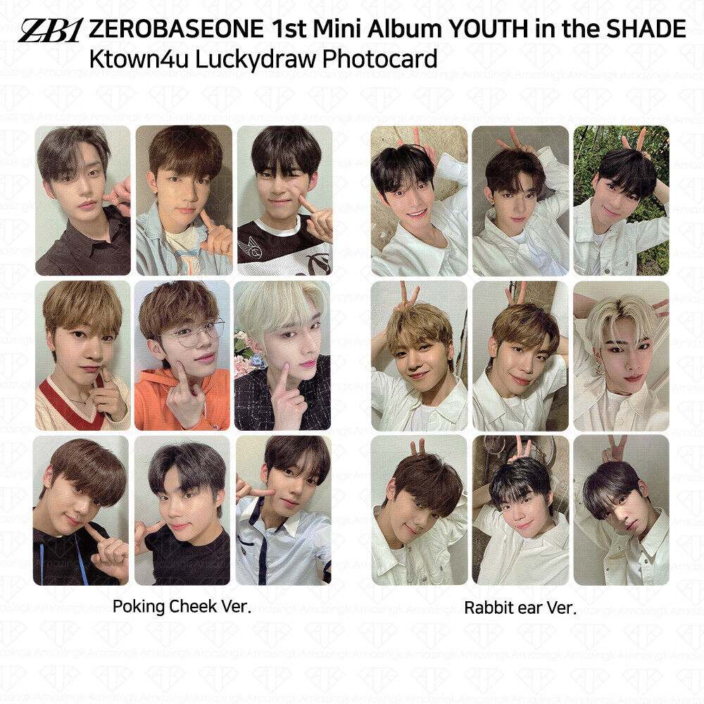 ZEROBASEONE ZB1 1st Mini Album Youth In The Shade Ktown4u ZEROBASEONE ZB1 1st Mini Album Youth In The Shade Ktown4u