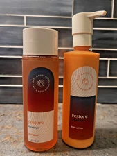 Bath & Body Works Restore Magnesium Body Wash and Body Lotion 2 SET