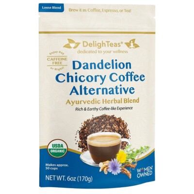 Ayurvedic Dandelion Chicory Coffee Alternative