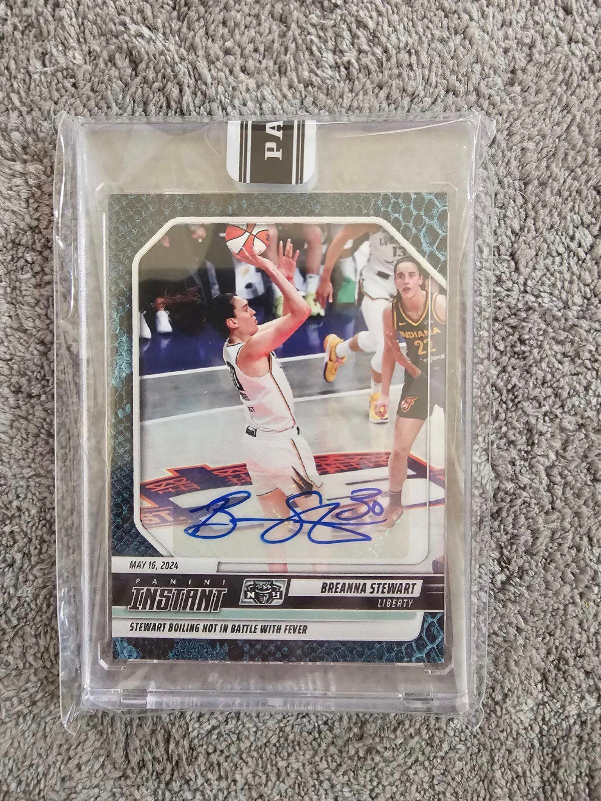 2024 Panini Instant WNBA Breanna Stewart Blue Viper Auto True 1/1