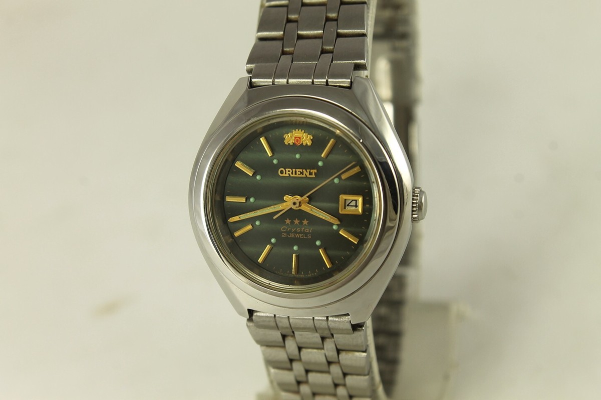 Excellent Ladies ORIENT 55741 Automatic 21 J Mechanical Japan