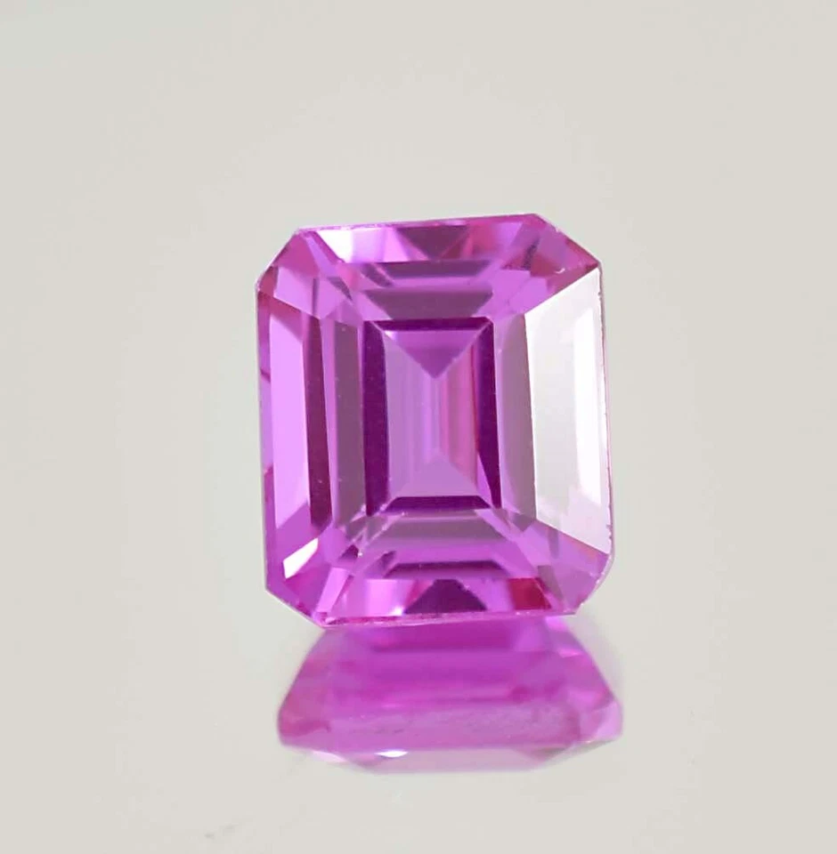5.10 Karat AAA Natürlich Makellos Ceylon Rosa Saphir Strahlender Schnitt Locker - Bild 3 von 4