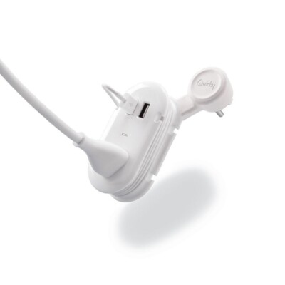 Quirky Contort Power Built In Surge Protection Cord Management 2 USB PCON2-WH01