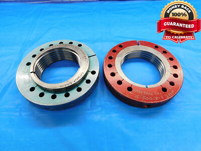 2 7/8 5 TYPE ''A'' STUB ACME THREAD RING GAGES 2.875 5.0 GO NO GO = 3.1285 3.1210