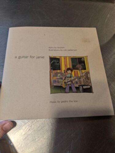 RARE PEDRO THE LION Vinyl & Book A GUITAR FOR JANIE -Pedro The Lion 33rpm 7 inch - Zdjęcie 1 z 4