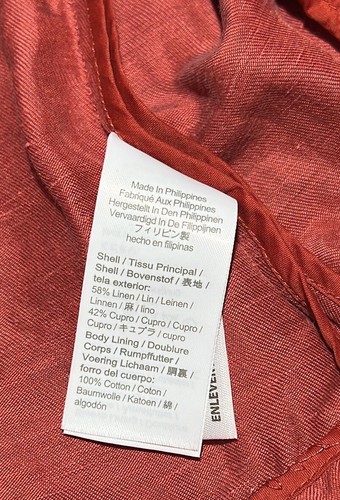 J. Crew Willa Linen Blend Coral Blazer Size 2 BH668 Orange Women’s - Picture 9 of 12