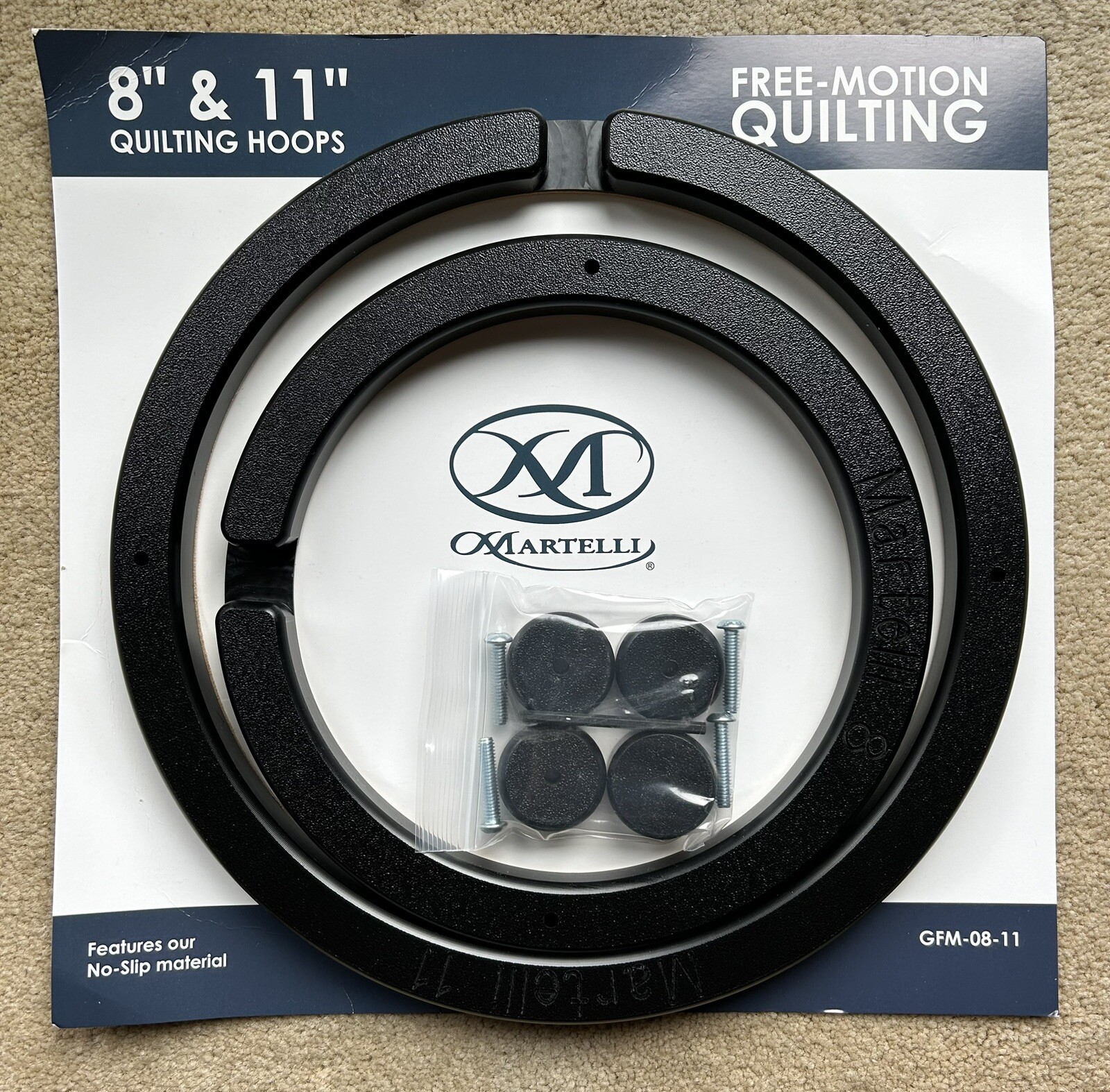Martelli Free Motion Quilting Hoops, 8” And 11” eBay