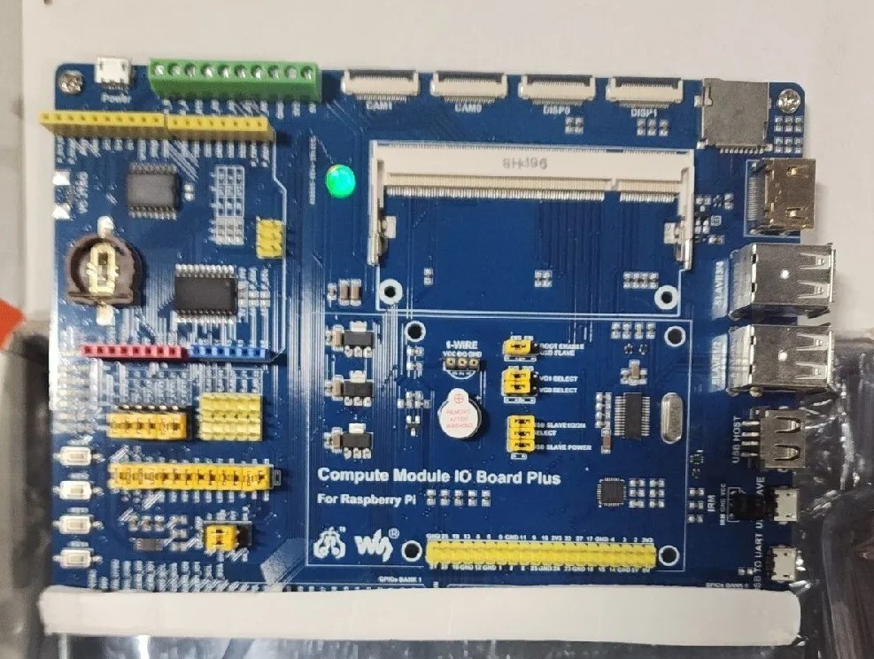 Raspberry Pi Compute Module IO Board Plus CM3/CM3L Sensor interface ...