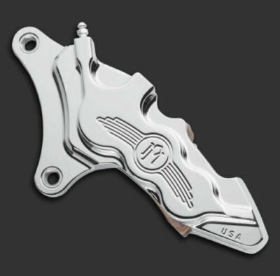 Performance Machine Front Left 6-Piston  Brake Caliper Harley 11.5 EVO Chrome