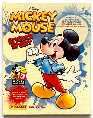 2018 ALBUM MICKEY MOUSE 90th Anniversary Panini Hardcover + Full