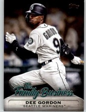 2019 Topps Update DEE GORDON The Family Business BLACK /299 Mariners #FB-19